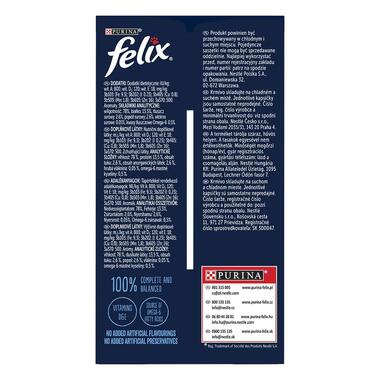 FELIX Tasty Shreds Multipack hovädzie/kura/losos/tuniak v šťave 12x80g