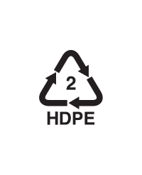 Ikona 2hdpe, ako triediť plastové obaly