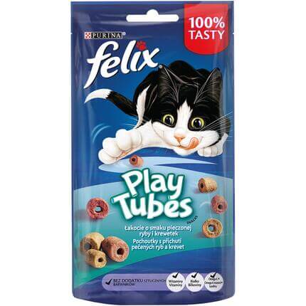 FELIX PLAY TUBES s příchuťou pečených rýb a kreviet