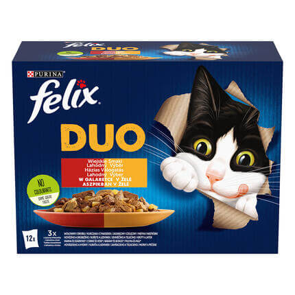 FELIX Fantastic DUO Multipack Lahodný výber v želé 12x85g
