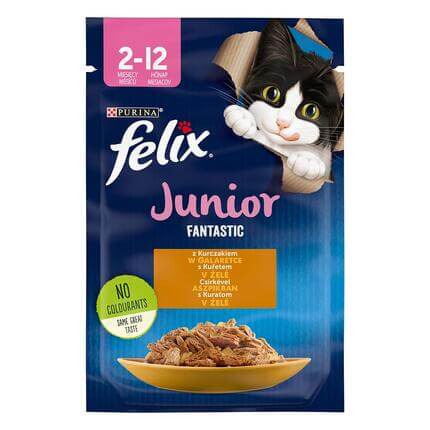 FELIX Fantastic JUNIOR kapsička s kuraťom v želé 85g