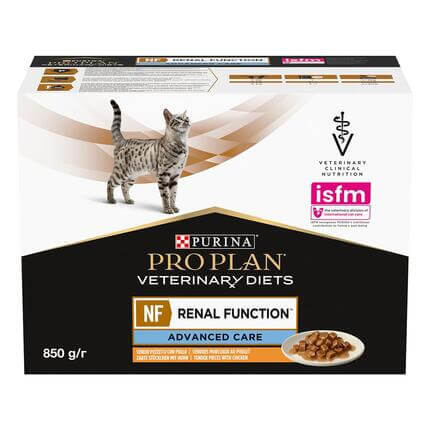 PURINA® PRO PLAN® VETERINARY DIETS NF RENAL FUNCTION™ Advanced Care s kuraťom