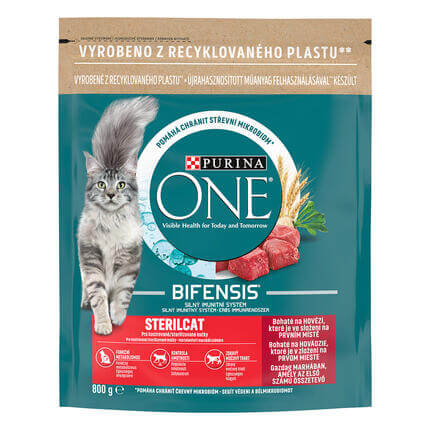 Purina ONE Sterilcat s hovädzím a pšenicou