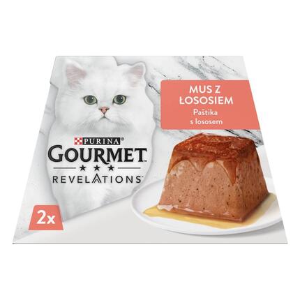 GOURMET Revelations jemná paštéta s lososom a omáčkou