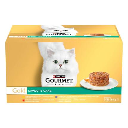 GOURMET GOLD Multipack Savoury Cake hovädzie, kura, morka, jahňacie