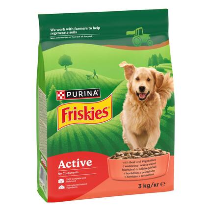 Friskies® Active s hovädzím a zeleninou