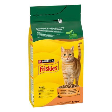 Friskies granuly pre mačky kura, zelenina
