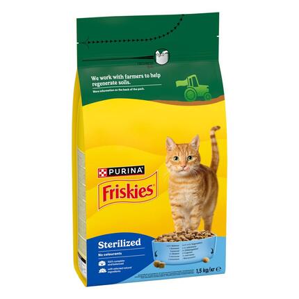 Friskies Sterilised granuly pre mačky losos