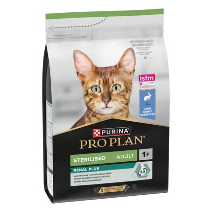 PURINA® PRO PLAN® Adult Sterilised Renal Plus suché krmivo pre mačky s králikom