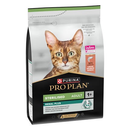 PRO PLAN CAT ADULT STERILISED RENAL PLUS suché krmivo pre mačky s lososom