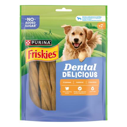 Friskies Dental Delicious maškrty pre psov M