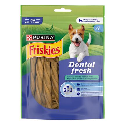 Friskies Dental Fresh maškrty pre psov 3v1 S