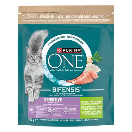 Purina ONE Bifensis Sensitive granule pre mačky morka