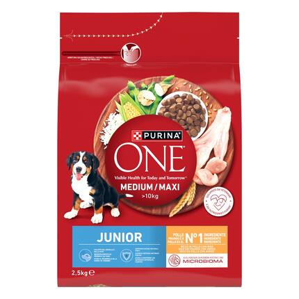 Purina ONE® Medium/Maxi Junior granule pre šteniatka kura