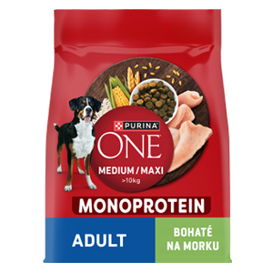 Purina ONE® Medium/Maxi Adult Monoprotein granule pre psov morka