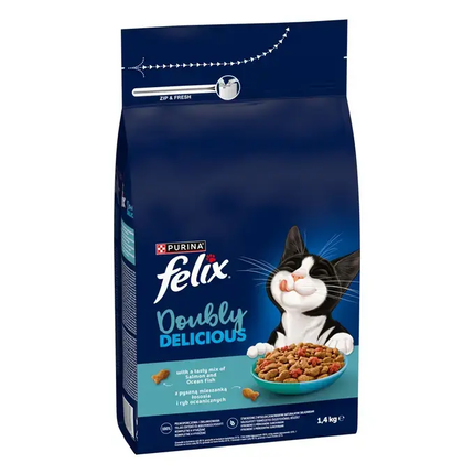 Balenie krmiva Felix® Doubly Delicious 1,4 kg predná strana