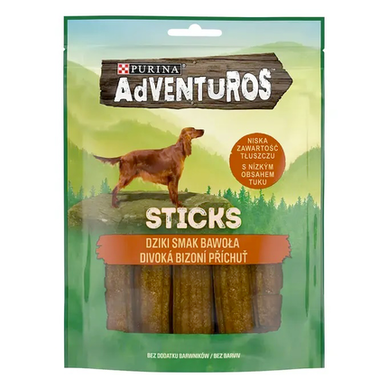 AdVENTuROS® Sticks s príchuťou bizóna - predná strana