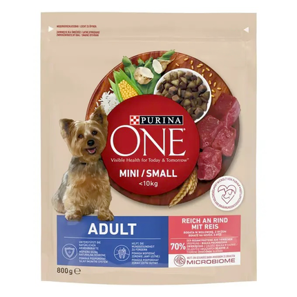 Purina ONE® MINI Adult Dog s hovädzím - predná strana