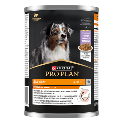 PRO PLAN ALL SIZE ADULT Everyday Nutrition konzerva pro psy s morkou v želé
