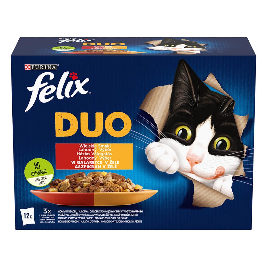 FELIX Fantastic DUO Multipack Lahodný výber v želé 12x85g
