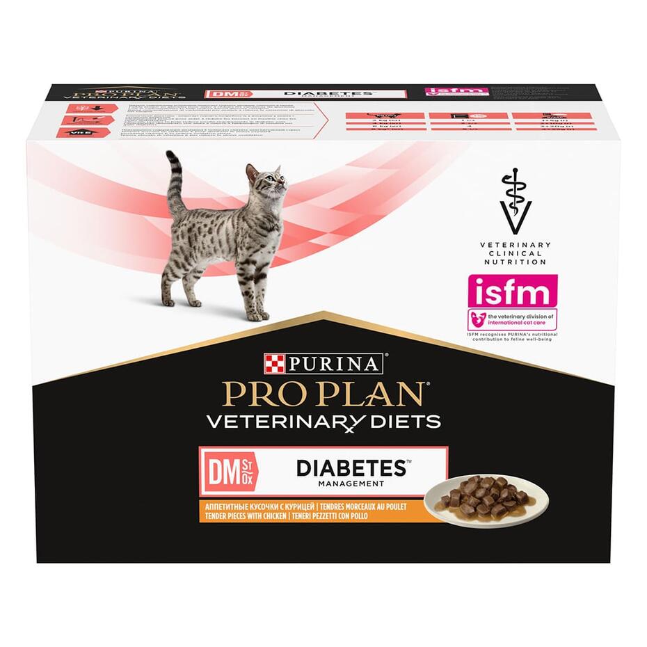 PURINA® PRO PLAN® VETERINARY DIETS DM St/Ox Diabetes Management™ s kuraťom