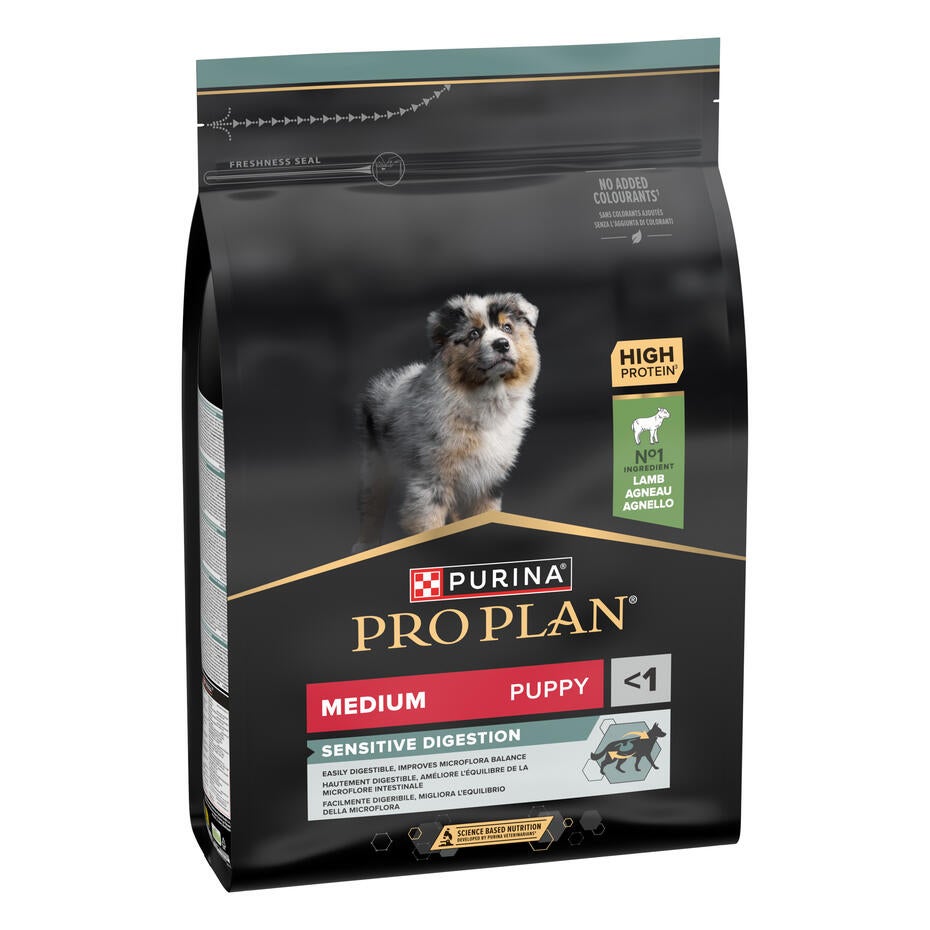 PRO PLAN MEDIUM PUPPY SENSITIVE DIGESTION granule pre psov s jahňacím