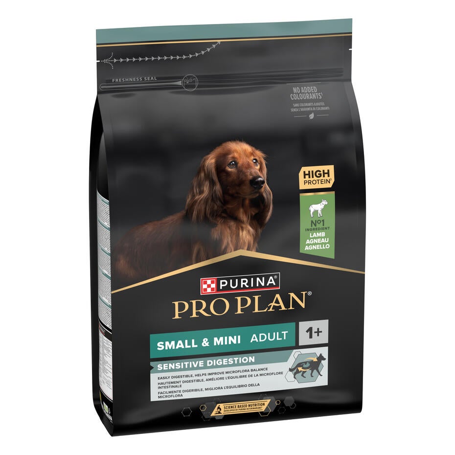 PRO PLAN SMALL & MINI ADULT SENSITIVE DIGESTION granule pre psov s jahňacím