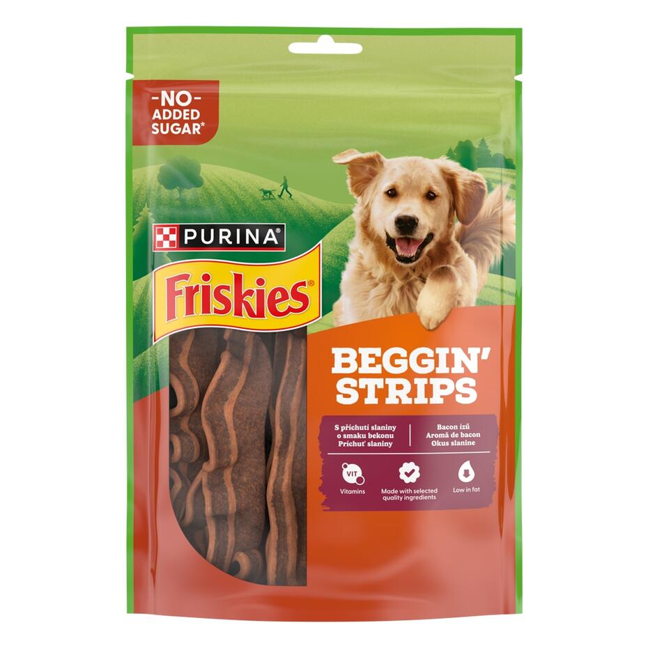 Friskies Beggin Strips maškrty pre psov slanina