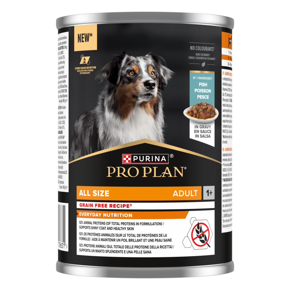 PRO PLAN ALL SIZE ADULT Everyday Nutrition konzerva pro psy s rybami v šťave