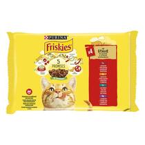 FRISKIES Multipack kura/hovädzie/jahňacie/kačica