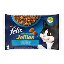 FELIX Sensations Jellies Multipack losos/treska v och.želé 4x85g