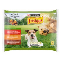 FRISKIES ADULT Dog Multipack hovädzie/kura/jahňacie v želé