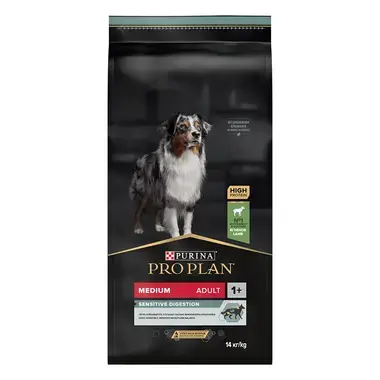 PRO PLAN MEDIUM ADULT SENSITIVE DIGESTION granule pre psov s jahňacím