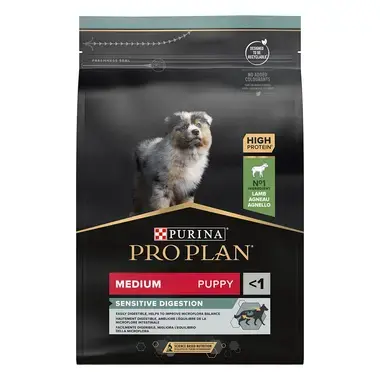 PRO PLAN MEDIUM PUPPY SENSITIVE DIGESTION granule pre psov s jahňacím