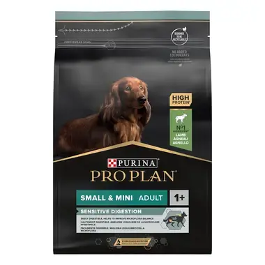 PRO PLAN SMALL & MINI ADULT SENSITIVE DIGESTION granule pre psov s jahňacím