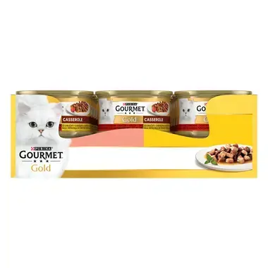 GOURMET GOLD Kúsky Losos a kura vo šťave