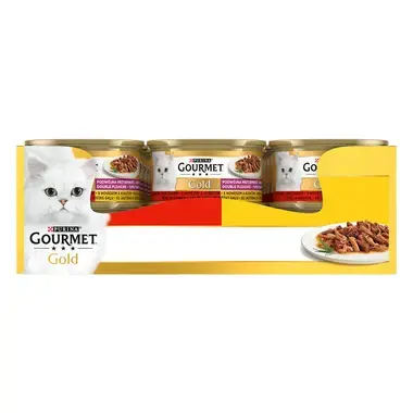 GOURMET GOLD Duo Hovädzie a Kura