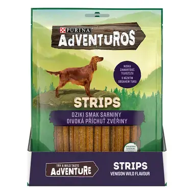 ADVENTUROS Strips s príchuťou zveriny
