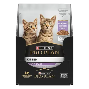 PRO PLAN CAT JUNIOR mokré krmivo pre mačky s morkou 26x85 g