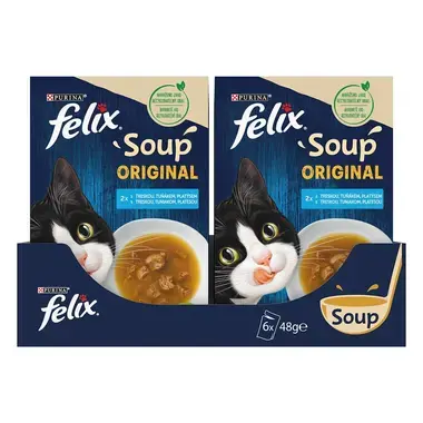 FELIX Soup polievky s treskou, tuniakom a platesou