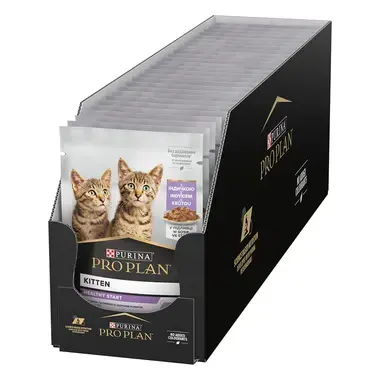 PRO PLAN CAT JUNIOR mokré krmivo pre mačky s morkou 26x85 g