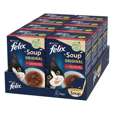 FELIX Soup polievky s hovädzím, kuraťom a jahňacím