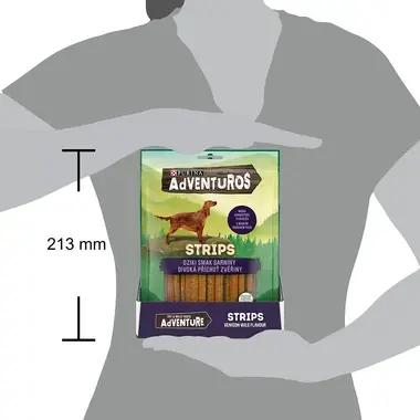 ADVENTUROS Strips s príchuťou zveriny