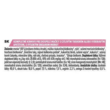 PRO PLAN CAT ADULT DELICATE DIGESTION suché krmivo pre mačky s morkou