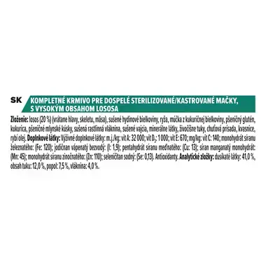 PRO PLAN CAT ADULT STERILISED RENAL PLUS suché krmivo pre mačky s lososom
