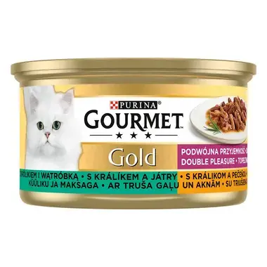 GOURMET GOLD Duo Králik a Pečeň