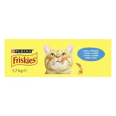 FRISKIES s lososom a pridanou zeleninou