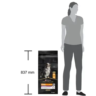 PRO PLAN MEDIUM & LARGE ADULT 7+ AGE DEFENCE granule pre psov s kuraťom