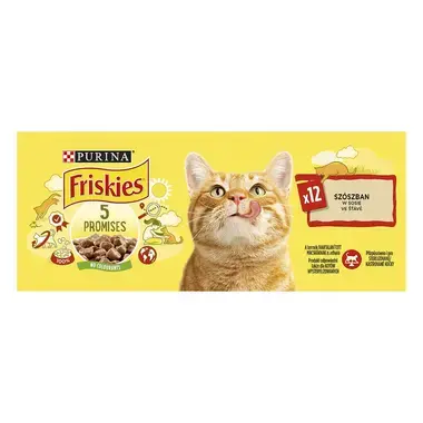 FRISKIES Multipack kura/hovädzie/jahňacie/kačica