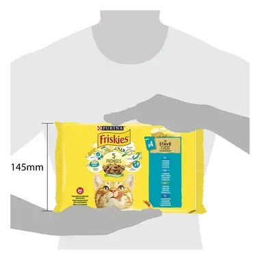 FRISKIES Multipack losos/tunak/treska/sardinky